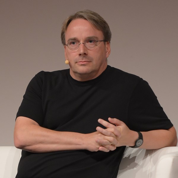 LinuxCon_Europe_Linus_Torvalds_05's big head