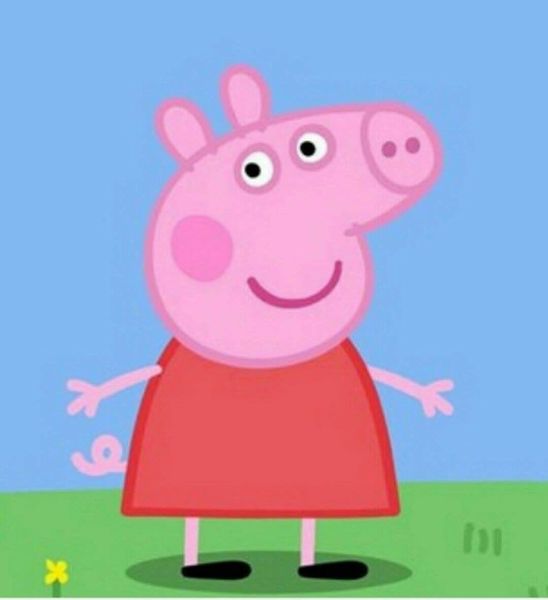 Peppa pig big head